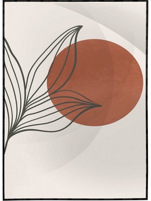 SHOP365 Bitki Yapraklar ve Şekiller Modern Poster P-002256