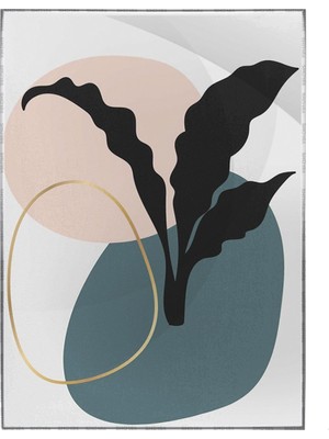 SHOP365 Doğa Bitki Modern Illüstrasyon Poster P-002545