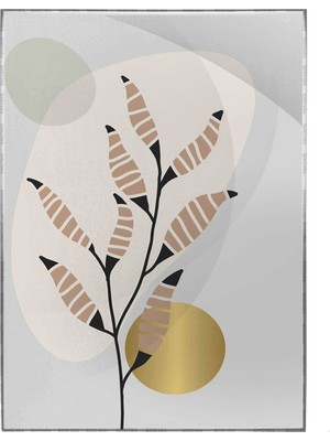 SHOP365 Doğa Bitki Modern Illüstrasyon Poster P-002634