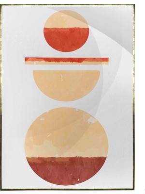 SHOP365 Şekiller Desenler Çizgiler Modern Tasarım Poster P-003553