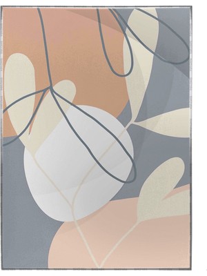 SHOP365 Bitki Yapraklar ve Şekiller Modern Poster P-002792