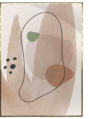 SHOP365 Doğa Sanatsal Çizimler Modern Poster P-004110