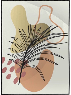 SHOP365 Bitki Yapraklar ve Şekiller Modern Poster P-002663