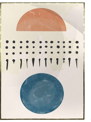 SHOP365 Şekiller Desenler Çizgiler Modern Tasarım Poster P-004198