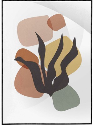 SHOP365 Doğa Sanatsal Çizimler Modern Poster P-004078