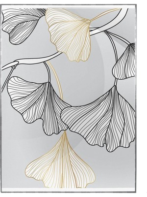 SHOP365 Çiçekler Gri Renkler Modern Poster P-000826