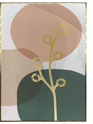 SHOP365 Tropikal Çizim Tasarım Modern Poster P-001955