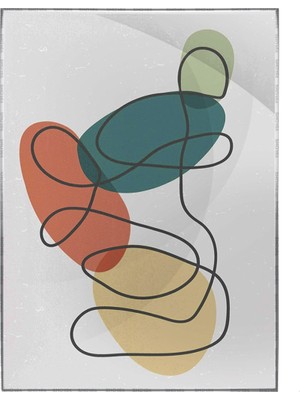 SHOP365 Toprak Renk Tonları Tasarım Modern Poster P-002180