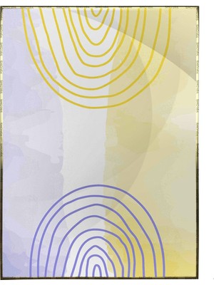 SHOP365 Toprak Renk Tonları Tasarım Modern Poster P-002419