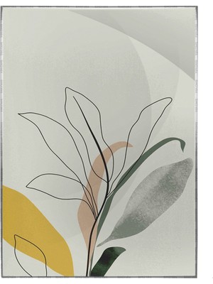SHOP365 Bitki Yapraklar ve Şekiller Modern Poster P-004044