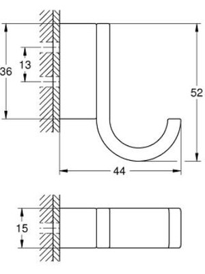 Grohe Selection Tekli Havlu Askısı - 41039GN0