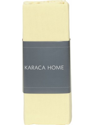 Karaca Home Açık Kahve %100 Pamuk Düz Çarşaf  240X260 cm