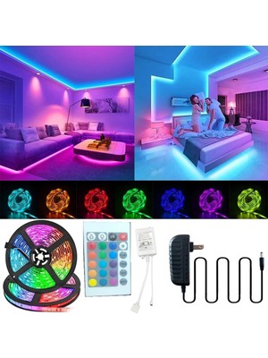 Zmc Elektrik - Cata Rgb Şerit Led Seti ( Renkli) CT-4557 Led Seti