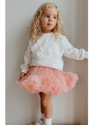 Le Mabelle Yavruağzı  Kız Çocuk Tütü Etek - Bonita