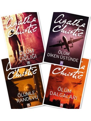 Ölüm Çığlığı - Ölüm Diken Üstünde - Ölümle Randevu - Ölüm Dalgaları - 4 Kitap - Agatha Christie