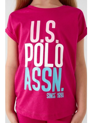 U.S. Polo Assn. U.s.polo Assn. Fuşya Kız Çocuk Tayt Takım