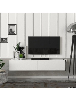 JOY Eko Tv Ünitesi Tv Sehpası Alt Modül Beyaz 140 Cm Mdf EKO TV ÜNİTESİ BEYAZ