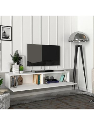 JOY Eko Tv Ünitesi Tv Sehpası Alt Modül Beyaz 140 Cm Mdf EKO TV ÜNİTESİ BEYAZ