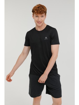 Lumberjack CT100 Basic Pes C Neck Erkek Spor Kısa Kol T-Shirt