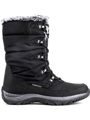 Lumberjack Kadın Kar Bot Ayakkabı Tekstil Dış Materyal ve 3 cm Topuk ile Şık Model