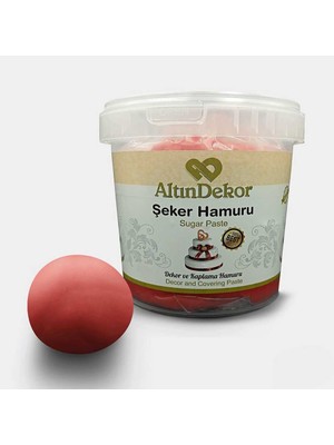 AltınDekor Altın Usta Şeker Hamuru Kırmızı 1 kg