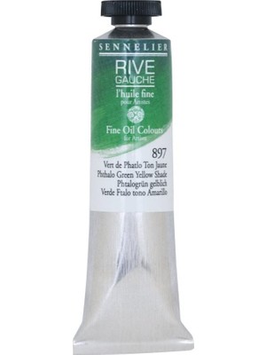 Sennelier Rive Gauche Fine Yağlıboya 40ML N:897 Phthalo Green Yellow Shade