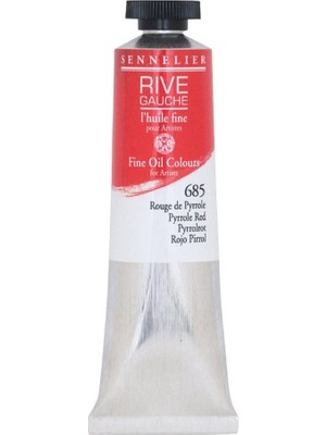 Sennelier Rive Gauche Fine Yağlıboya 40ML N:685 Pyrrole Red