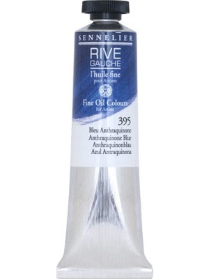Sennelier Rive Gauche Fine Yağlıboya 40ML N:395 Anthraquinone Blue