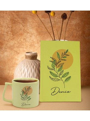 Bk Gift Kişiye Özel Isimli Sarı Sert Kapaklı Defter Ve Middle Kupa Seti, Arkadaşa Hediye, Yeni Iş Hediyesi, Doğum Günü Hediyesi-14