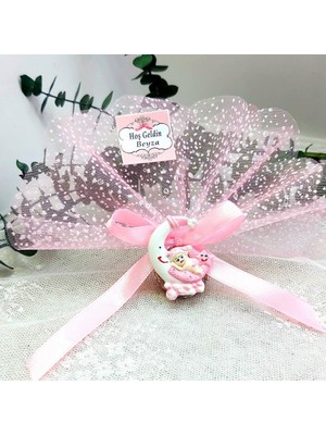 Hayaller Dükkanı 30 Adet Aydede Bebek  Biblo Bebek Şekeri Pembe