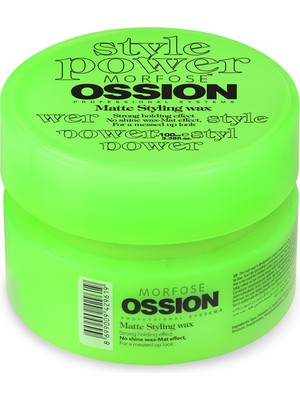 Morfose Ossion Mat Wax Şekillendirici Krem 100 ml Yüksek Tutuş Kolay Yıkanabilir