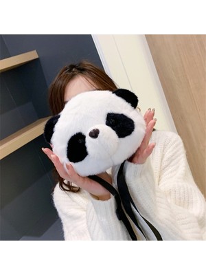 Swico Remado Panda Şekilli Peluş Çapraz Askılı Çanta (Yurt Dışından)