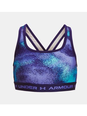 Under Armour Kız Çocuk UA Crossback Baskılı Spor Sütyeni 1369972-468