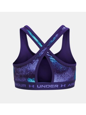 Under Armour Kız Çocuk UA Crossback Baskılı Spor Sütyeni 1369972-468