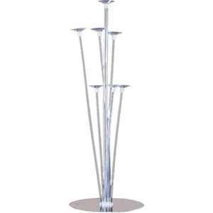 Patladı Gitti Balon Standı 7'li Şeffaf Ayaklı Doğum Günü Parti Kutlama Organizasyon