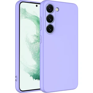 Case 4U S23 Uyumlu Kılıf Kamera Korumalı Içi Kadife Logosuz Mara Lansman Silinebilir Kılıf Lila