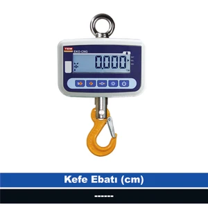 Eko 1 Ton  500 gr  Vinç Kancalı Tartım Baskülü (Onaylı)