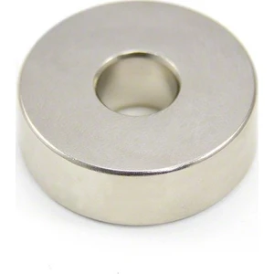 Çok Güçlü Delikli Neodyum Mıknatıs 30X9X10 mm