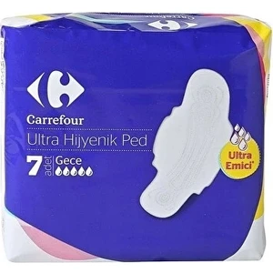 Ultra Hijyenik Ped Gece 7'li