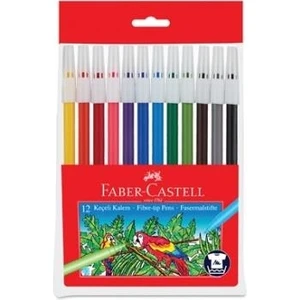 Faber Castell Keçeli Kalem 12 Renk Yıkanabilir