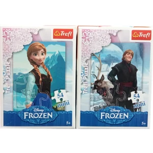 Trefl Puzzle Anna ve Kristoff 2 Li Mini Puzzle Seti 54X2 Toplam 108 Adet