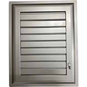 Plastik Menfez 30X30 Gümüş Banyo Wc Havalandırma