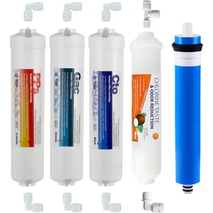 Reverse Osmosis Kapalı Kasa Su Arıtma Cihazı 5'li Filtre Seti