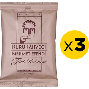 Mehmet Efendi Kuru Kahveci 100 gr x 3 Adet