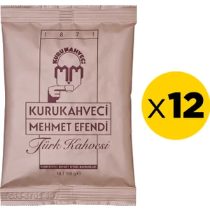 Mehmet Efendi Kurukahveci Türk Kahvesi 100G x 12ADET