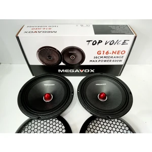 16 Cm Neo Midrange 600 W 100RMS Demir Kapak Kurşun Göbek