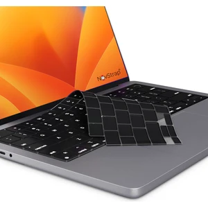 Novstrap Apple Macbook Air M1 A2337 13 Inç Uyumlu Türkçe Q Klavye Slim Siyah Klavye Koruyucu Kılıf