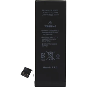 iPhone 5s Uyumlu Yüksek Amperli Güçlendirilmiş Batarya 1900 Mah (Tamir Seti ve Pil Bandı)