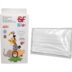 Sf Mask Tek Kullanımlık Çocuk Maskesi 10 Adet
