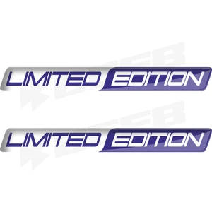 Limited Edition Long 3 Boyutlu Damla Sticker Mavi